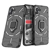 For Nothing Phone 1 2 2a 5g Back Cover Phone Case Shockproof Armor Metal Ring Stand Holder Magnetic Protect Funda Coque CHINA&For Nothing Phone 1 juoda