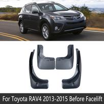 4X Toyota RAV4 RAV 4 XA40 2013 2014 2015 2016 2017 2018 Purvasaugiai Purvo atvartai Apsaugos nuo purslų Sparno praplėtimai Ratų Automobilio priedai Fit Before Facelift black