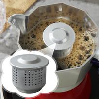 Mokas Pot Anti Valve Aluminum Sturdy Easily Install Disassemble Gray for Coffee Shop Professional