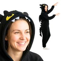 Piżama Onesie Kigurumi Kostium Przebranie Szczerbatek Xxl: 185 - 195Cm