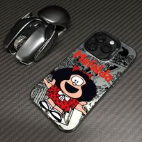 Mafalda Comics Phone Case For iPhone 11 12 13 14 15 16 17 Pro Max 16e 17E 17 Air Plus 13 Mini Shockproof Funda Back Cover iPhone 12