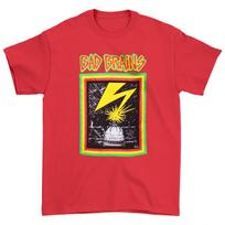 Men's Bad Brains Capitol Strike On Red T-shirt Large Red 3XL