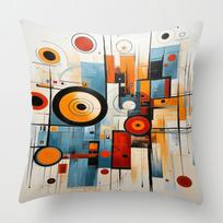 Luxury Abstract Geometric Throw Pillow Cover x x Inch Home Decor Sofa Cushion Cover with Hidden Zipper 30x30cm