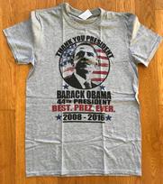 President Barack Obama T-shirt Tops Tees Unisex, size XL men’s shirt, gray, USA, White House 2XL