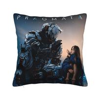 Pragmata Game Pillow Case Vintage Pillow Cover Custom Pillowcases For Sofa Home Decor Peach skin 18*18(CM)-1Pcs