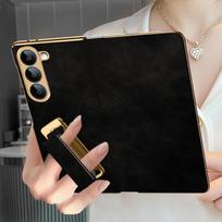 For Samsung Z Fold 7 Phone Case Flip Cover Wrist Strap Stand Sheepskin Full Protection Case Compatible with Samsung Z Fold 6 5 Opp Bag&For Samsung Z Fold 5 juoda