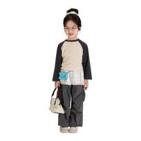 LUSON Baby Girls' Long Sleeve Raglan T-Shirt 100 abrikosas