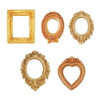 Creative Resin DIY Shadow Box Frame Gold DIY Memory Display Frames Mini Photo Frames Home Decor