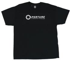 Portal 2 vyriški marškinėliai Aperture Laboratories logotipas M gray