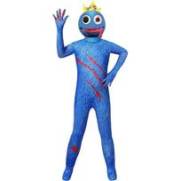 Milk Silk Roblox Rainbow Friends Cosplay Jumpsuit And Mask For Children And Adults 170 mėlyna