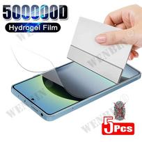 5Pcs Hydrogel Film For Redmi Note 14 15 Pro 14 Pro+ Plus Full Cover Screen Protector For Redmi Note 14S 13 Pro+ Plus Redmi note 14