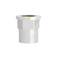 1Pcs 20/25/32mm To 1/2~1 Inch PVC Copper Female Thread Pipe Socket Straight Garden Irrigation Water Supply Tube Joints (White,20mm 1l2&1pcs) balta