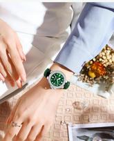Green Automatic Leisure Temperament Light Luxury Quartz Waterproof Ladies Watch 1210 Light Luxury Black box