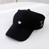 Women's 6-Panel Baseball Cap 100% Polyester Summer Sun Hat Adjustable Fashionable Sun Protection Outdoor Sports Cap juoda