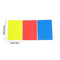 Football referee cards 3-Pieces Professional High-Visibility Judge Tool Basketball referee tools for Women Men Soccer Hockey