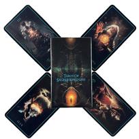 Tarot of Sacred Kingdoms Cards A 78 Deck Oracle English Divination Edition Board Playing Games