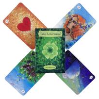 Tanis Lenormand kortų orakulas A 38 Angliškas Pranašysčių leidimo kaladė Stalo žaidimai