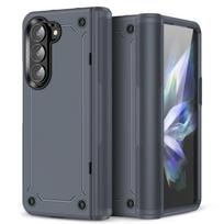 Z Fold 5 6 5G Shockproof Strong Case for Samsung Galaxy Z Fold 6 5 fold6 Fold5 Dual Layer Hinge Phone Accessories Funda Cases for Galaxy Z Fold 6 pilka spalva