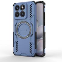 Heat Dissipation For Motorola Edge 70 Fusion Case Motorola Edge 70 Fusion Cover Bumper Shockproof Magnetic Charge Phone Cover Motorola Edge 70 Fusion mėlyna