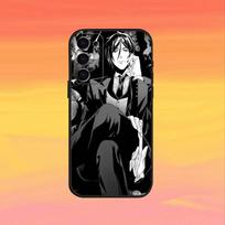 Black Anime B-ButlerS Phone Case For Samsung S25,S24,S21,S22,S23,S30,Ultra,S20,Plus,Fe,Note,10,9,5G Black Cover Samsung S25