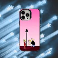 Cartoon J-Johnny Bravo Phone Case For iPhone 16,15,14,13,12,11,8,7,Pro,Max,Plus,Mini,XS,SE Black Matte Hard iPhone13
