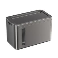 Bathroom Tissue Box No-Drill Luxury Storage Rack Waterproof Toilet Roll Holder Wall-Mounted Toilet Organizer