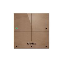 Grenton  TOUCH PANEL/ 4 TOUCH FIELDS/ TF-BUS/ LIGHT, MADE OF NATURAL LEATHER FRONT | TPA-804-T-02  | 5902983719496