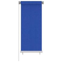 vidaXL Lauko roletas, 65 (plotis) x 140 (aukštis) cm, mėlynos spalvos, HDPE