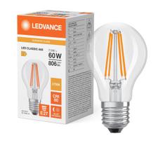 LED lemputė su sutemų jutikliu CLASSIC FILAMENT A60 E27/7,3W/230V 2700K -Osram