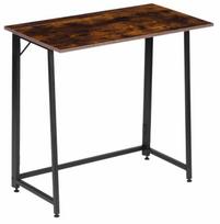 Sulankstomas rašomasis stalas ModernHome Loft Style, 80 cm x 45 cm, 76 cm, riešuto sp.