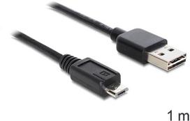 DELOCK Cable EASY-USB 2.0-A male > USB 2.0 micro-B male 1 m
