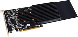 Sonnet Valdiklio sonetas PCIE 3,0 x 16 – 4 x M.2 M- klavišas M.2 4x4 tylus PCIE (SO- FUS- SSD -4X4-E3S)