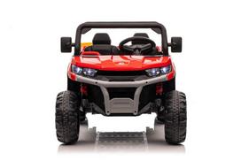 Lean Cars Dvivietis vaikiškas elektromobilis Farmer Truck, raudonas 4x4 300 W
