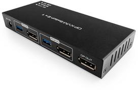 Jungiklis KVM USB + DP Spacetronik SPD-KVM23 8K 60Hz