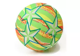 Lean Toys Spalvingas guminis kamuolys 24 cm