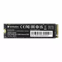 SSD vidinis diskas „Verbatim Vi3000 M.2“, 49373, 256GB, juodas, NVMe