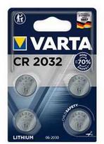 Varta 06032 101 404, Vienkartinės baterijos, CR2032, Ličio, 3 V, 4 vnt., 230 mAh