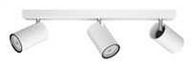 „Signify Philips myLiving Spot Kosipo“ 3 lempučių šviestuvas, 3 x 55 W, baltas (be lempučių),