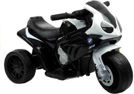 Elektrinis triratis motociklas vaikams BMW S1000RR, juodas