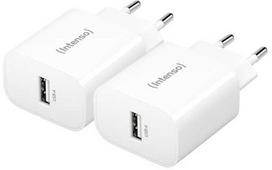 „Intenso“ maitinimo adapteris W5A dvigubas paketas, 5 W, Baltas, Vidaus, 120–140 V, 50/60 Hz, 5 W, 5 V, Baltas