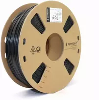 Gembird Filament ASA, juoda, 1,75 mm, 1kg