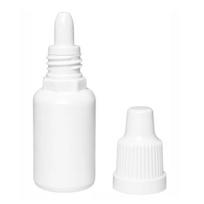 Baltas buteliukas su lašintuvu, 10 ml. 50 vnt.