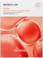 Centellian24 Madeca Lab PDRN Skin Tightening Glow Gel Mask lakštinė hidrogelinė veido kaukė, 5 vnt.