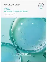 Centellian24 Madeca Lab Hyal Waterfull Glow Gel Mask lakštinė hidrogelinė veido kaukė, 5 vnt.