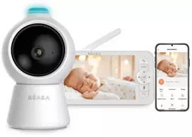 BEABA ZEN SMART AI VIDEO KŪDIKIO STEBĖJIMO MONITORIUS, Baltas
