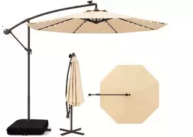 Šoninis pakabinamas skėtis 300 cm