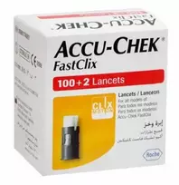 Accu-Chek Fastclix Lancets 102U