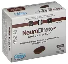 Epadhax Neurodhax Omega 3 550mg 80 Cápsulas