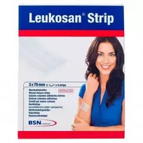 Bsn Medical Leukosan™ juostelė 3x75mm 5 juostelės