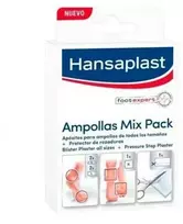 Hansaplast Foot Expert hidrokoloidinių ampulių tvarsčių pakuotė